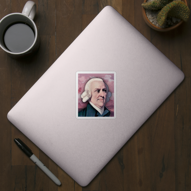 Adam Smith Portrait | Adam Smith Artwork 2 by JustLit